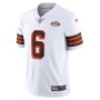 Baker Mayfield Cleveland Browns Nike 1946 Collection Alternate Vapor Limited Jersey - White Baker Mayfield Cleveland Browns Nike 1946 Collection Alternate Vapor Limited Jersey - White