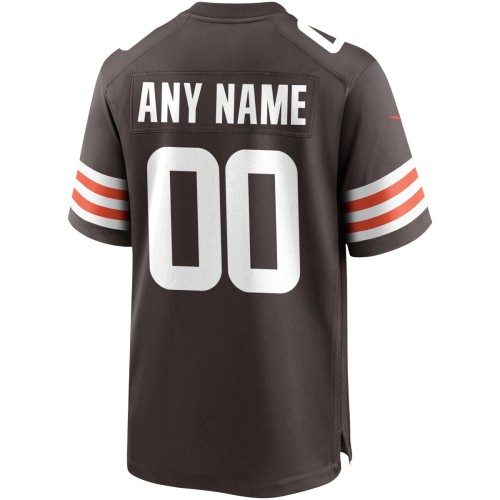 Nike Cleveland Browns Custom Game Jersey - Brown Nike Cleveland Browns Custom Game Jersey - Brown