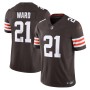 Denzel Ward Cleveland Browns Nike Vapor F.U.S.E. Limited Jersey - Brown Denzel Ward Cleveland Browns Nike Vapor F.U.S.E. Limited Jersey - Brown