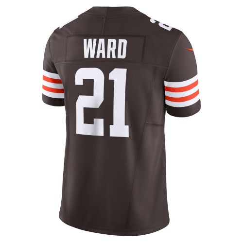 Denzel Ward Cleveland Browns Nike Vapor F.U.S.E. Limited Jersey - Brown Denzel Ward Cleveland Browns Nike Vapor F.U.S.E. Limited Jersey - Brown