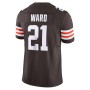 Denzel Ward Cleveland Browns Nike Vapor F.U.S.E. Limited Jersey - Brown Denzel Ward Cleveland Browns Nike Vapor F.U.S.E. Limited Jersey - Brown