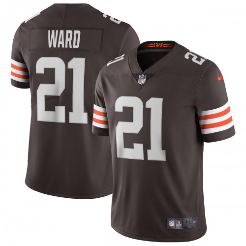 Denzel Ward Cleveland Browns Nike Vapor Limited Jersey - Brown Denzel Ward Cleveland Browns Nike Vapor Limited Jersey - Brown
