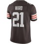 Denzel Ward Cleveland Browns Nike Vapor Limited Jersey - Brown Denzel Ward Cleveland Browns Nike Vapor Limited Jersey - Brown
