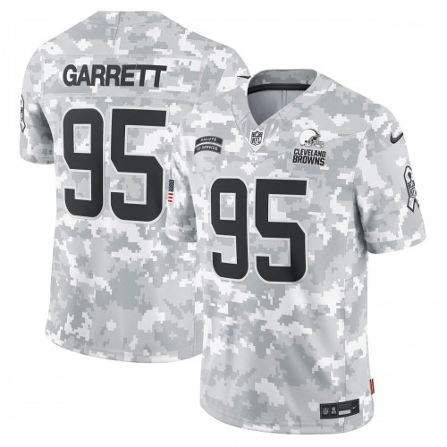 Myles Garrett Cleveland Browns Nike 2024 Salute to Service Limited Jersey - Arctic Camo Myles Garrett Cleveland Browns Nike 2024 Salute to Service Limited Jersey - Arctic Camo