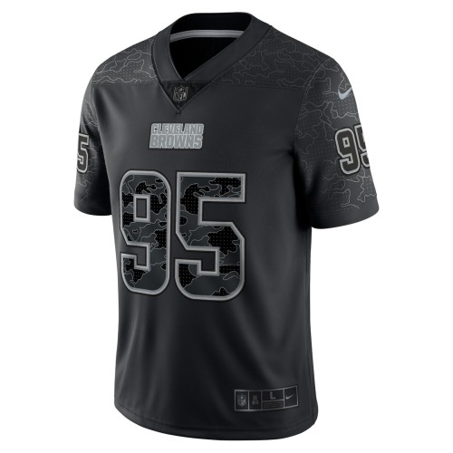 Myles Garrett Cleveland Browns Nike RFLCTV Limited Jersey - Black Myles Garrett Cleveland Browns Nike RFLCTV Limited Jersey - Black