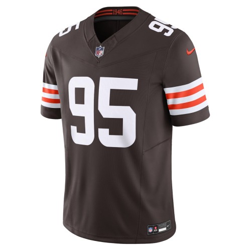 Myles Garrett Cleveland Browns Nike Vapor F.U.S.E. Limited Jersey - Brown Myles Garrett Cleveland Browns Nike Vapor F.U.S.E. Limited Jersey - Brown