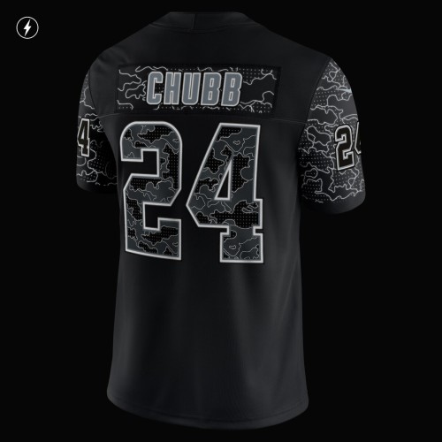 Nick Chubb Cleveland Browns Nike RFLCTV Limited Jersey - Black Nick Chubb Cleveland Browns Nike RFLCTV Limited Jersey - Black
