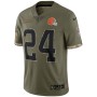 Nick Chubb Cleveland Browns Nike 2022 Salute To Service Limited Jersey - Olive Nick Chubb Cleveland Browns Nike 2022 Salute To Service Limited Jersey - Olive