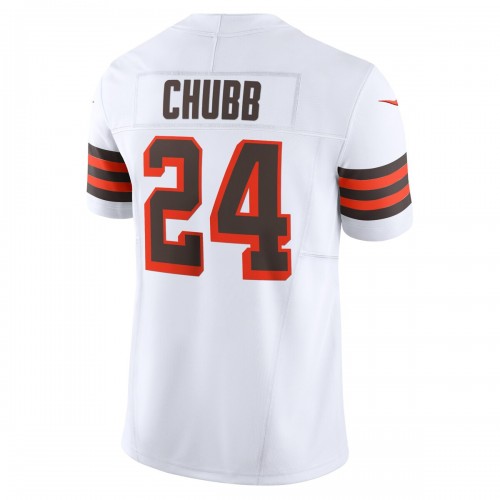 Nick Chubb Cleveland Browns Nike Vapor F.U.S.E. Limited Jersey - White Nick Chubb Cleveland Browns Nike Vapor F.U.S.E. Limited Jersey - White