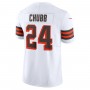 Nick Chubb Cleveland Browns Nike Vapor F.U.S.E. Limited Jersey - White Nick Chubb Cleveland Browns Nike Vapor F.U.S.E. Limited Jersey - White