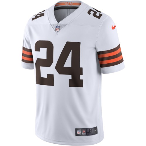 Nick Chubb Cleveland Browns Nike Vapor Limited Jersey - White Nick Chubb Cleveland Browns Nike Vapor Limited Jersey - White