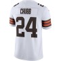 Nick Chubb Cleveland Browns Nike Vapor Limited Jersey - White Nick Chubb Cleveland Browns Nike Vapor Limited Jersey - White