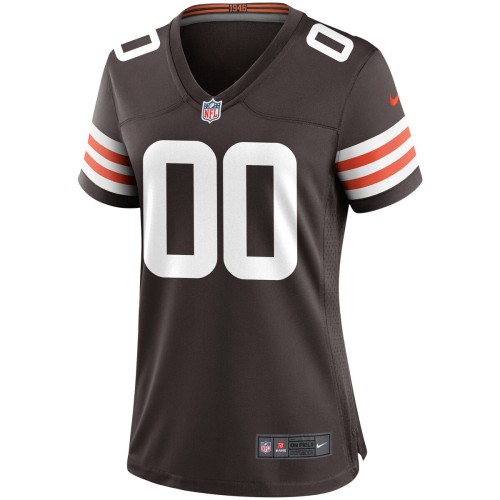 Nike Cleveland Browns Women's Custom Game Jersey - Brown Nike Cleveland Browns Women's Custom Game Jersey - Brown
