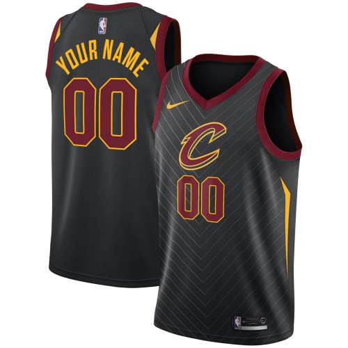 Cleveland Cavaliers Nike Swingman Custom Jersey Black - Statement Edition Cleveland Cavaliers Nike Swingman Custom Jersey Black - Statement Edition