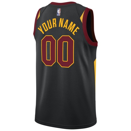Cleveland Cavaliers Nike Swingman Custom Jersey Black - Statement Edition Cleveland Cavaliers Nike Swingman Custom Jersey Black - Statement Edition