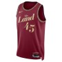 Donovan Mitchell Cleveland Cavaliers Nike Unisex 2023/24 Swingman Jersey - Wine - City Edition Donovan Mitchell Cleveland Cavaliers Nike Unisex 2023/24 Swingman Jersey - Wine - City Edition