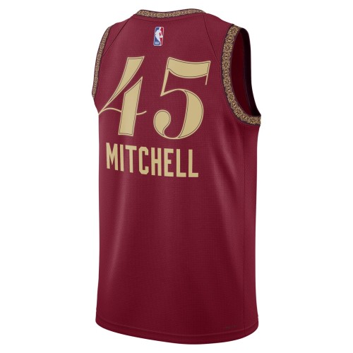 Donovan Mitchell Cleveland Cavaliers Nike Unisex 2023/24 Swingman Jersey - Wine - City Edition Donovan Mitchell Cleveland Cavaliers Nike Unisex 2023/24 Swingman Jersey - Wine - City Edition