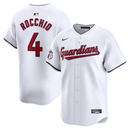 Brayan Rocchio Cleveland Guardians Nike Home Limited Player Jersey - White Brayan Rocchio Cleveland Guardians Nike Home Limited Player Jersey - White