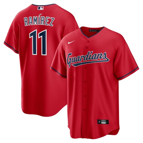 José Ramírez Cleveland Guardians Nike Alternate Replica Player Jersey - Red José Ramírez Cleveland Guardians Nike Alternate Replica Player Jersey - Red