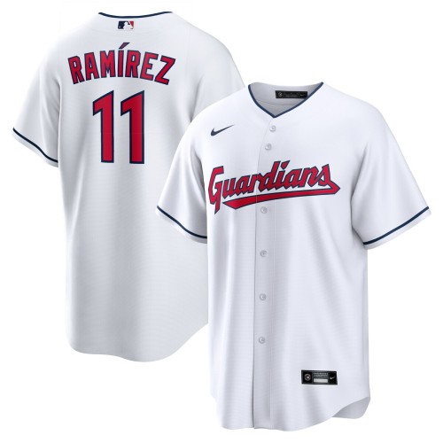 José Ramírez Cleveland Guardians Nike Replica Player Jersey - White José Ramírez Cleveland Guardians Nike Replica Player Jersey - White