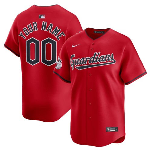 Cleveland Guardians Nike Alternate Limited Custom Jersey – Red Cleveland Guardians Nike Alternate Limited Custom Jersey – Red