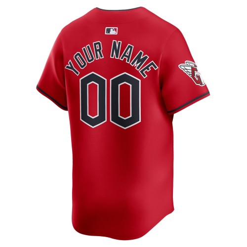Cleveland Guardians Nike Alternate Limited Custom Jersey – Red Cleveland Guardians Nike Alternate Limited Custom Jersey – Red