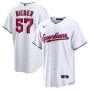 Shane Bieber Cleveland Guardians Nike Replica Player Jersey - White Shane Bieber Cleveland Guardians Nike Replica Player Jersey - White