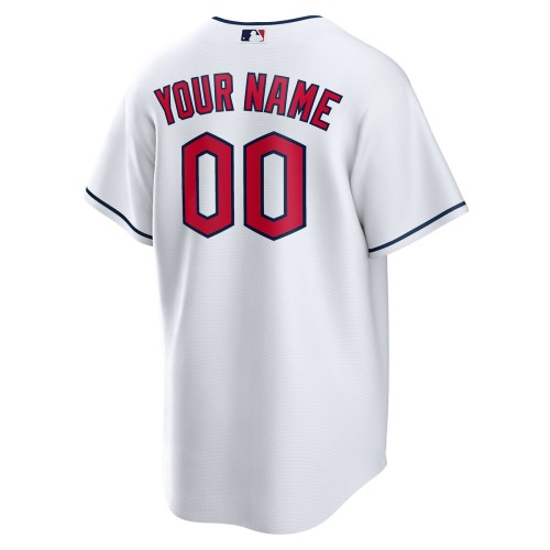 Cleveland Guardians Nike Replica Custom Jersey - White Cleveland Guardians Nike Replica Custom Jersey - White