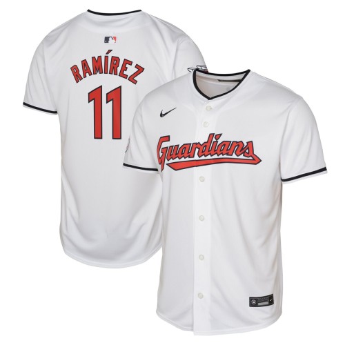 Jose Ramirez Cleveland Guardians Nike Youth Home Limited Player Jersey - White Jose Ramirez Cleveland Guardians Nike Youth Home Limited Player Jersey - White