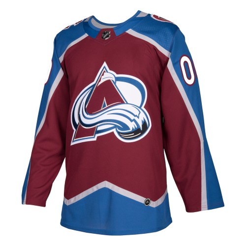 Colorado Avalanche adidas Authentic Custom Jersey - Burgundy Colorado Avalanche adidas Authentic Custom Jersey - Burgundy