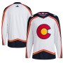 Colorado Avalanche adidas Reverse Retro 2.0 Authentic Blank Jersey - White Colorado Avalanche adidas Reverse Retro 2.0 Authentic Blank Jersey - White