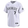 Brendan Rodgers Colorado Rockies Nike Home Limited Player Jersey - White Brendan Rodgers Colorado Rockies Nike Home Limited Player Jersey - White
