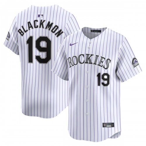 Charlie Blackmon Colorado Rockies Nike Home Limited Player Jersey - White Charlie Blackmon Colorado Rockies Nike Home Limited Player Jersey - White