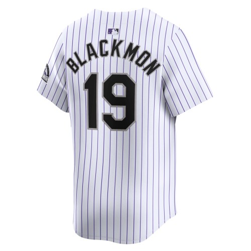 Charlie Blackmon Colorado Rockies Nike Home Limited Player Jersey - White Charlie Blackmon Colorado Rockies Nike Home Limited Player Jersey - White