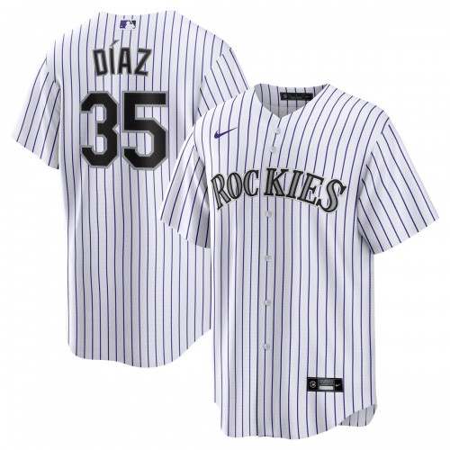 Elias Díaz Colorado Rockies Nike Home Replica Player Jersey - White Elias Díaz Colorado Rockies Nike Home Replica Player Jersey - White