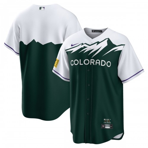 Colorado Rockies Nike City Connect Replica Team Jersey - Green Colorado Rockies Nike City Connect Replica Team Jersey - Green