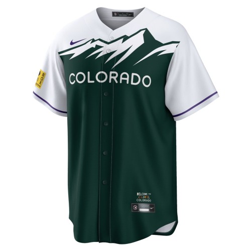 Colorado Rockies Nike City Connect Replica Team Jersey - Green Colorado Rockies Nike City Connect Replica Team Jersey - Green