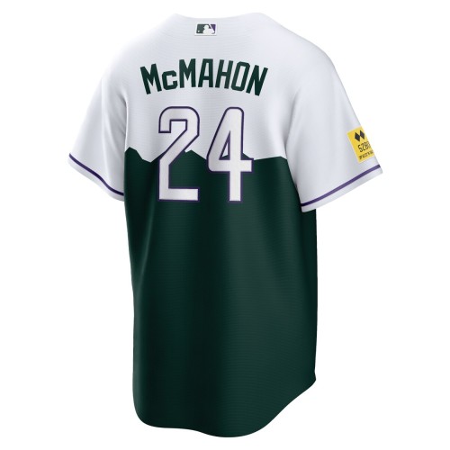 Ryan McMahon Colorado Rockies Nike City Connect Replica Player Jersey - White/Forest Green Ryan McMahon Colorado Rockies Nike City Connect Replica Player Jersey - White/Forest Green