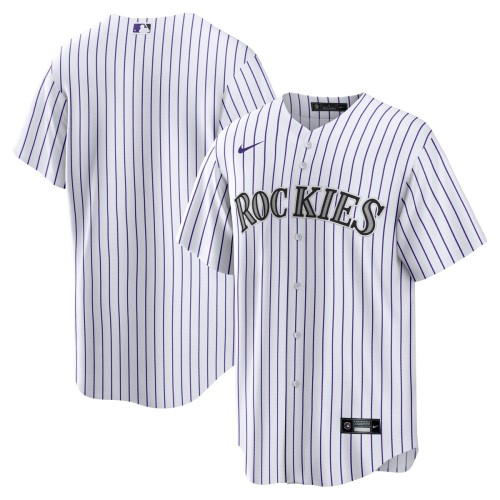 Colorado Rockies Nike Home Blank Replica Jersey - White Colorado Rockies Nike Home Blank Replica Jersey - White