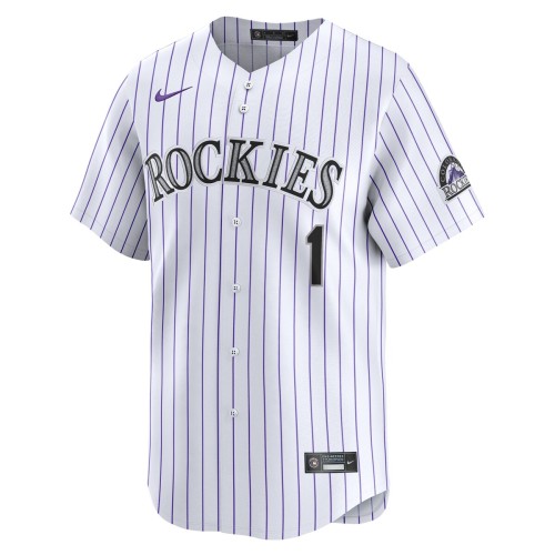 Colorado Rockies Nike #1 Dad Home Limited Jersey - White Colorado Rockies Nike #1 Dad Home Limited Jersey - White
