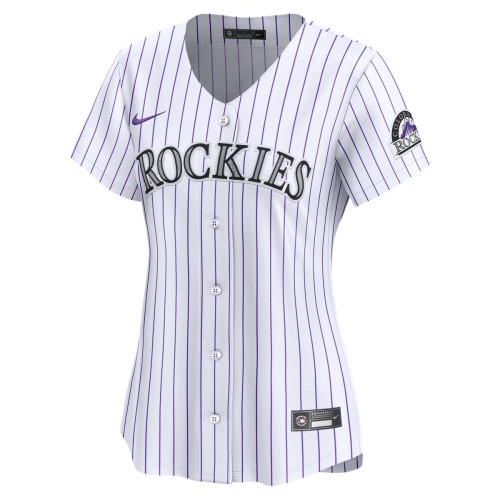 Colorado Rockies Nike Women's Home Limited Jersey - White Colorado Rockies Nike Women's Home Limited Jersey - White