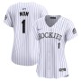 Colorado Rockies Nike Women's #1 Mom Home Limited Jersey - White Colorado Rockies Nike Women's #1 Mom Home Limited Jersey - White