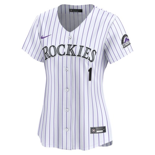 Colorado Rockies Nike Women's #1 Mom Home Limited Jersey - White Colorado Rockies Nike Women's #1 Mom Home Limited Jersey - White