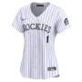 Colorado Rockies Nike Women's #1 Mom Home Limited Jersey - White Colorado Rockies Nike Women's #1 Mom Home Limited Jersey - White