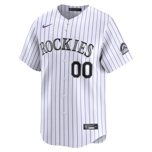 Colorado Rockies Nike Youth Home Limited Custom Jersey - White Colorado Rockies Nike Youth Home Limited Custom Jersey - White