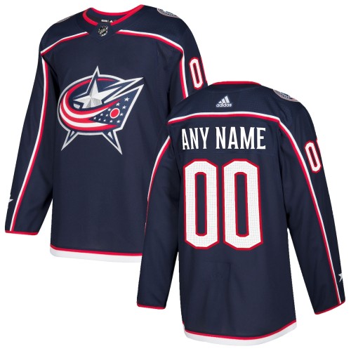 Columbus Blue Jackets adidas Authentic Custom Jersey - Navy Columbus Blue Jackets adidas Authentic Custom Jersey - Navy