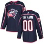 Columbus Blue Jackets adidas Authentic Custom Jersey - Navy Columbus Blue Jackets adidas Authentic Custom Jersey - Navy