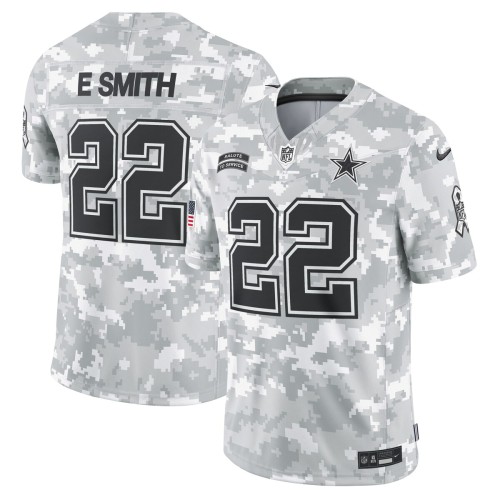 Emmitt Smith Dallas Cowboys Nike 2024 Salute to Service Retired Player Limited Jersey - Arctic Camo Emmitt Smith Dallas Cowboys Nike 2024 Salute to Service Retired Player Limited Jersey - Arctic Camo