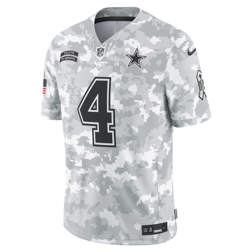 Dak Prescott Dallas Cowboys Nike 2024 Salute to Service Limited Jersey - Arctic Camo Dak Prescott Dallas Cowboys Nike 2024 Salute to Service Limited Jersey - Arctic Camo