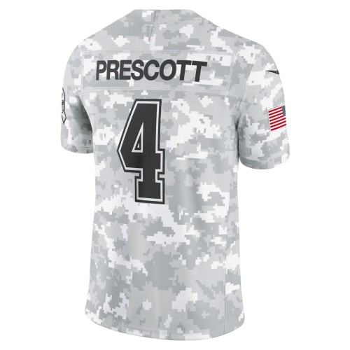 Dak Prescott Dallas Cowboys Nike 2024 Salute to Service Limited Jersey - Arctic Camo Dak Prescott Dallas Cowboys Nike 2024 Salute to Service Limited Jersey - Arctic Camo